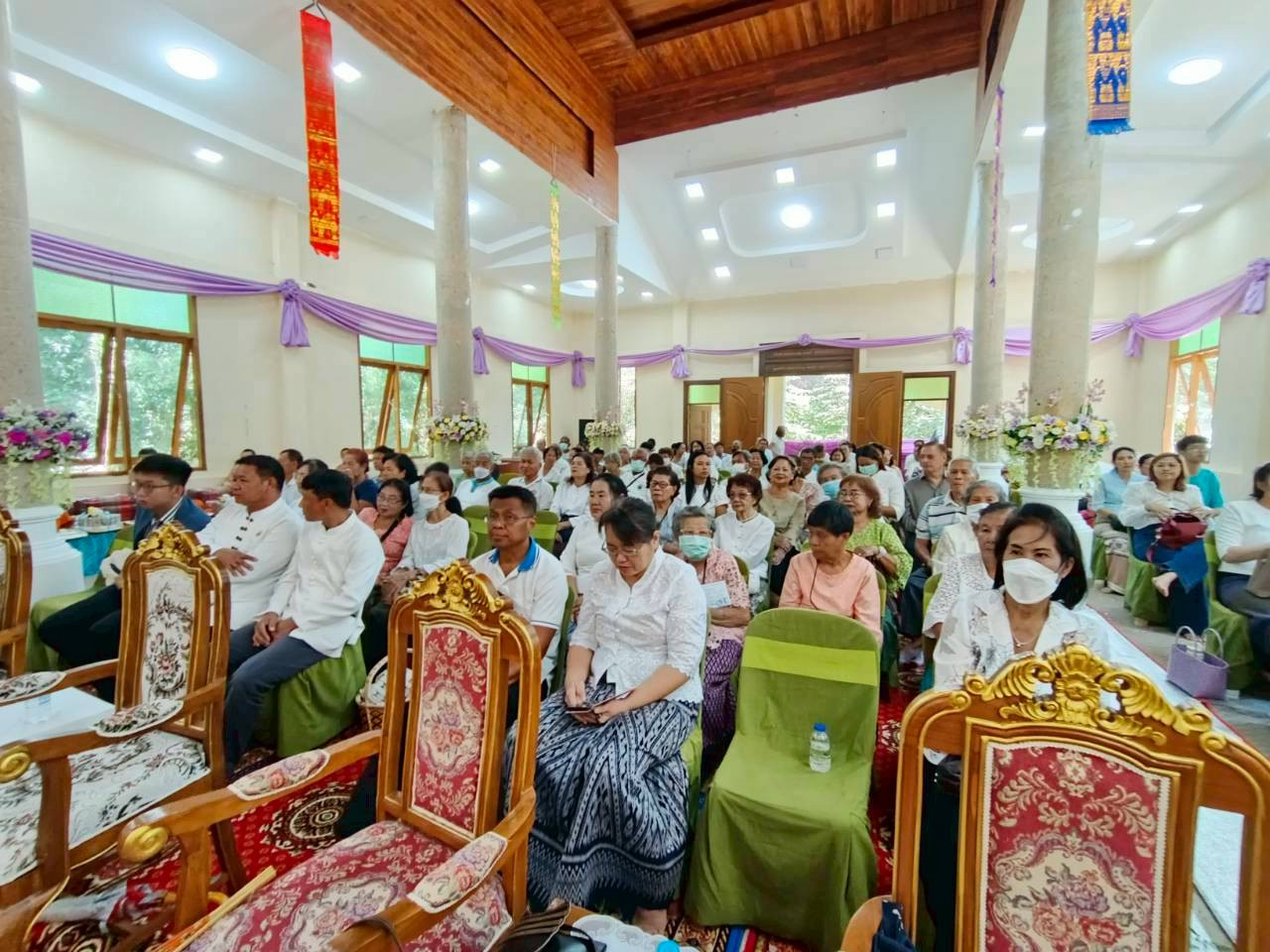 ภาพร่วมพิธีกรรมวัดป่าเหมือด