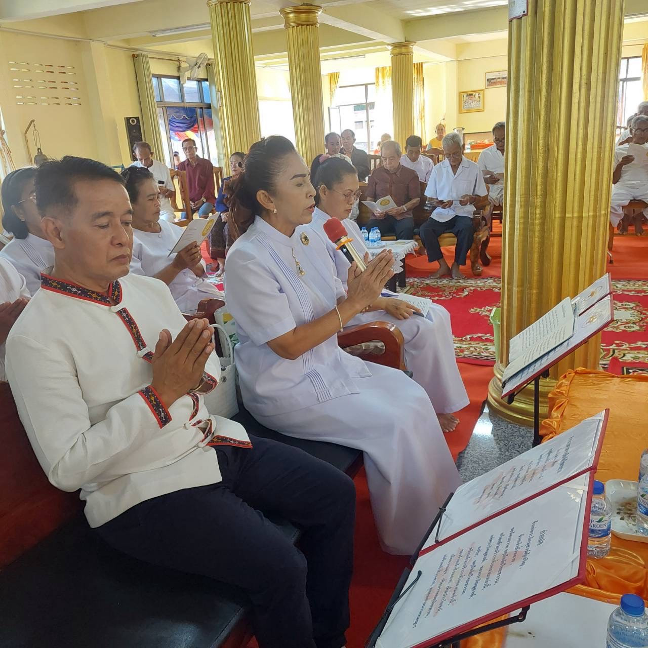 ภาพกล่าวคำถวายกฐินวัดเฝือแฝง