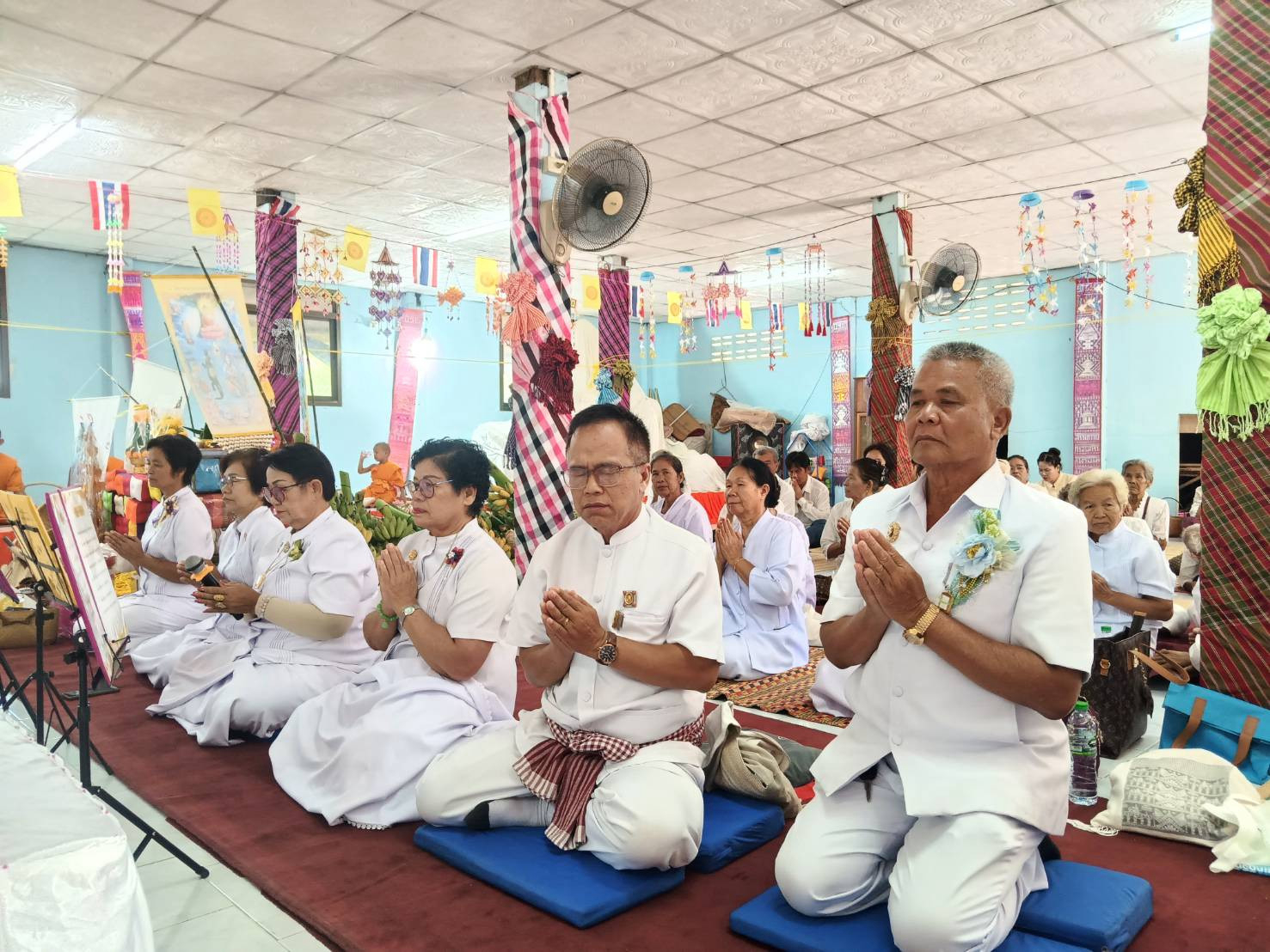 ภาพร่วมพิธีกรรมวัดศรีวิไลย์