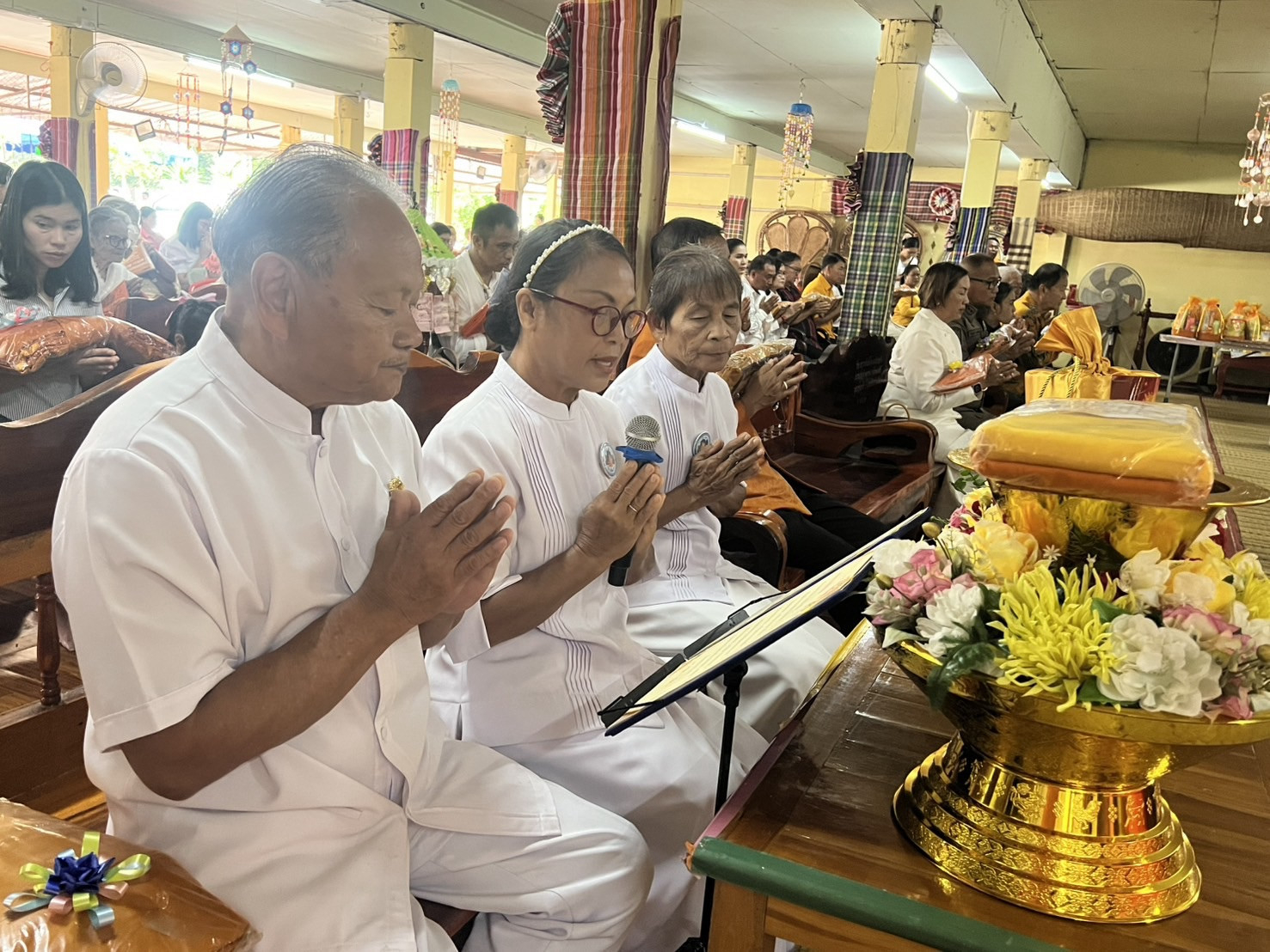 ภาพกล่าวคำถวายกฐินวัดสุมังคลาราม