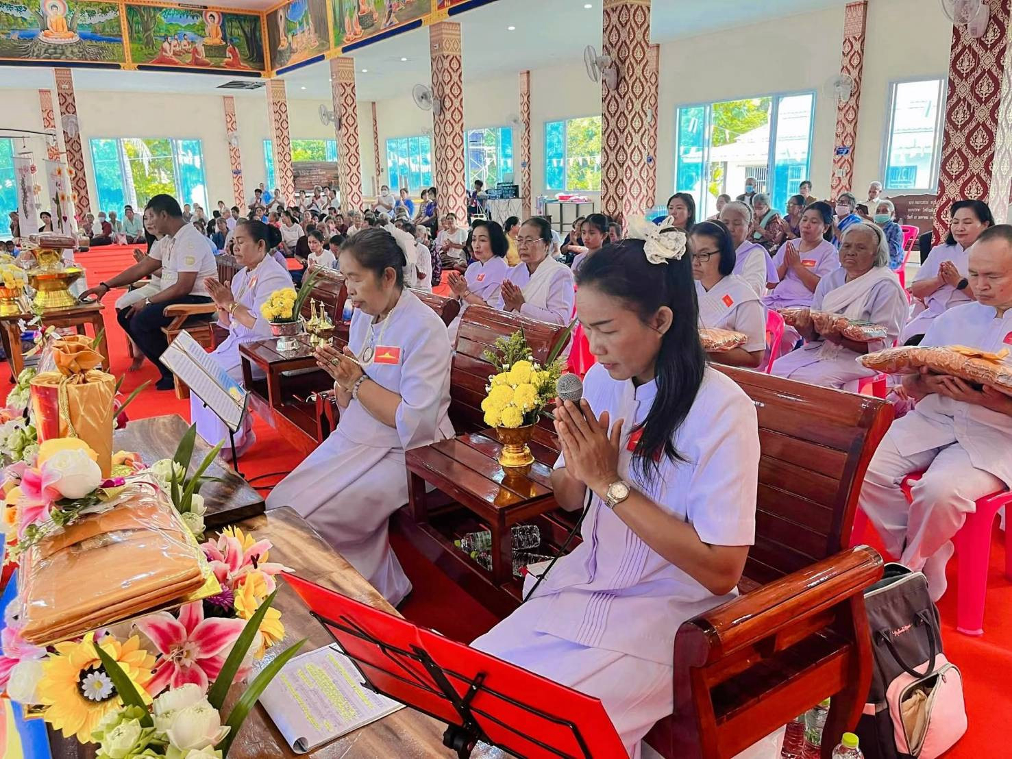 ภาพกล่าวคำถวายกฐินวัดหัวถนน