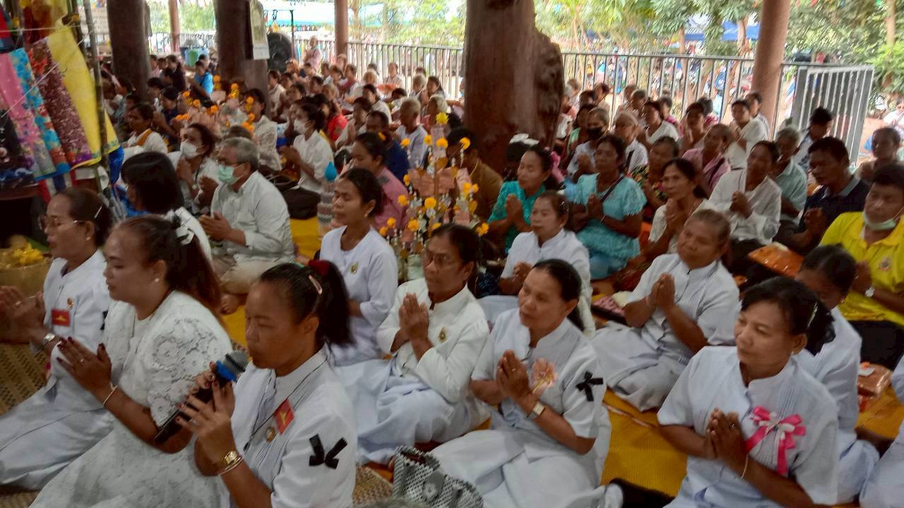 ภาพร่วมพิธีกรรมสำนักสงฆ์คลองน้ำใส