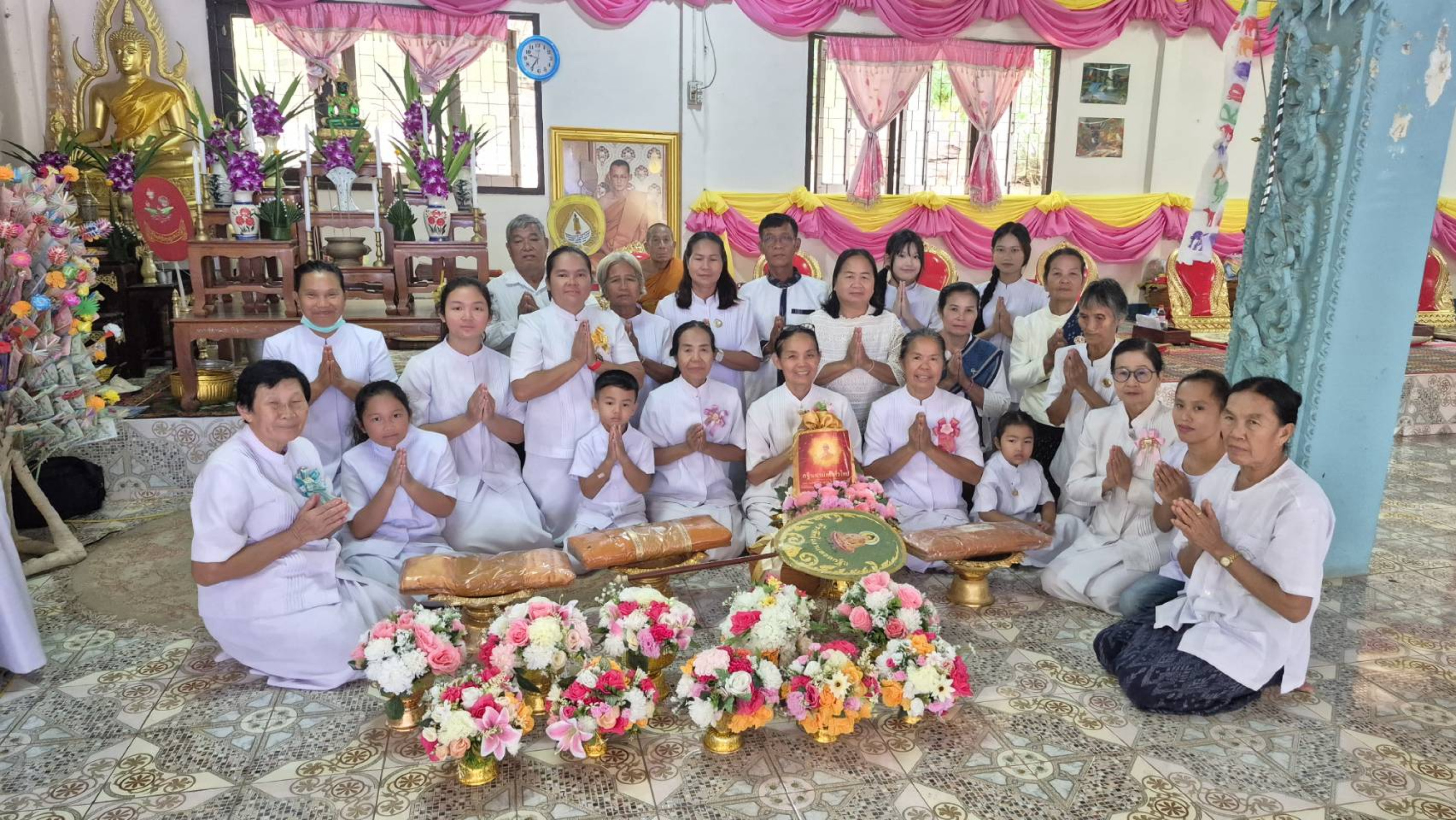 ภาพร่วมพิธีกรรมสำนักสงฆ์ปุณณสีไพรสณฑ์