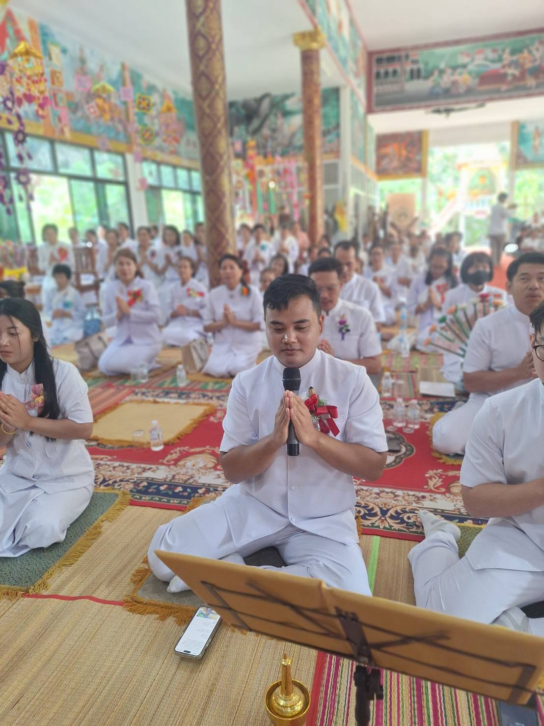 ภาพกล่าวคำถวายกฐินวัดดอนชาดสามัคคี