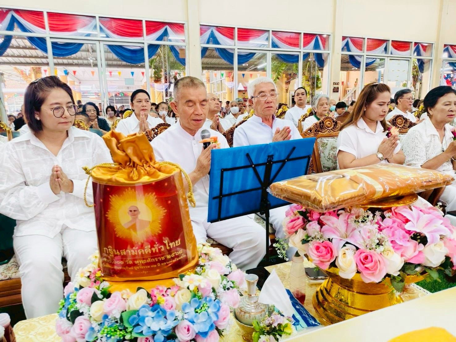 ภาพกล่าวคำถวายกฐินวัดประเสริฐสุทธาวาส