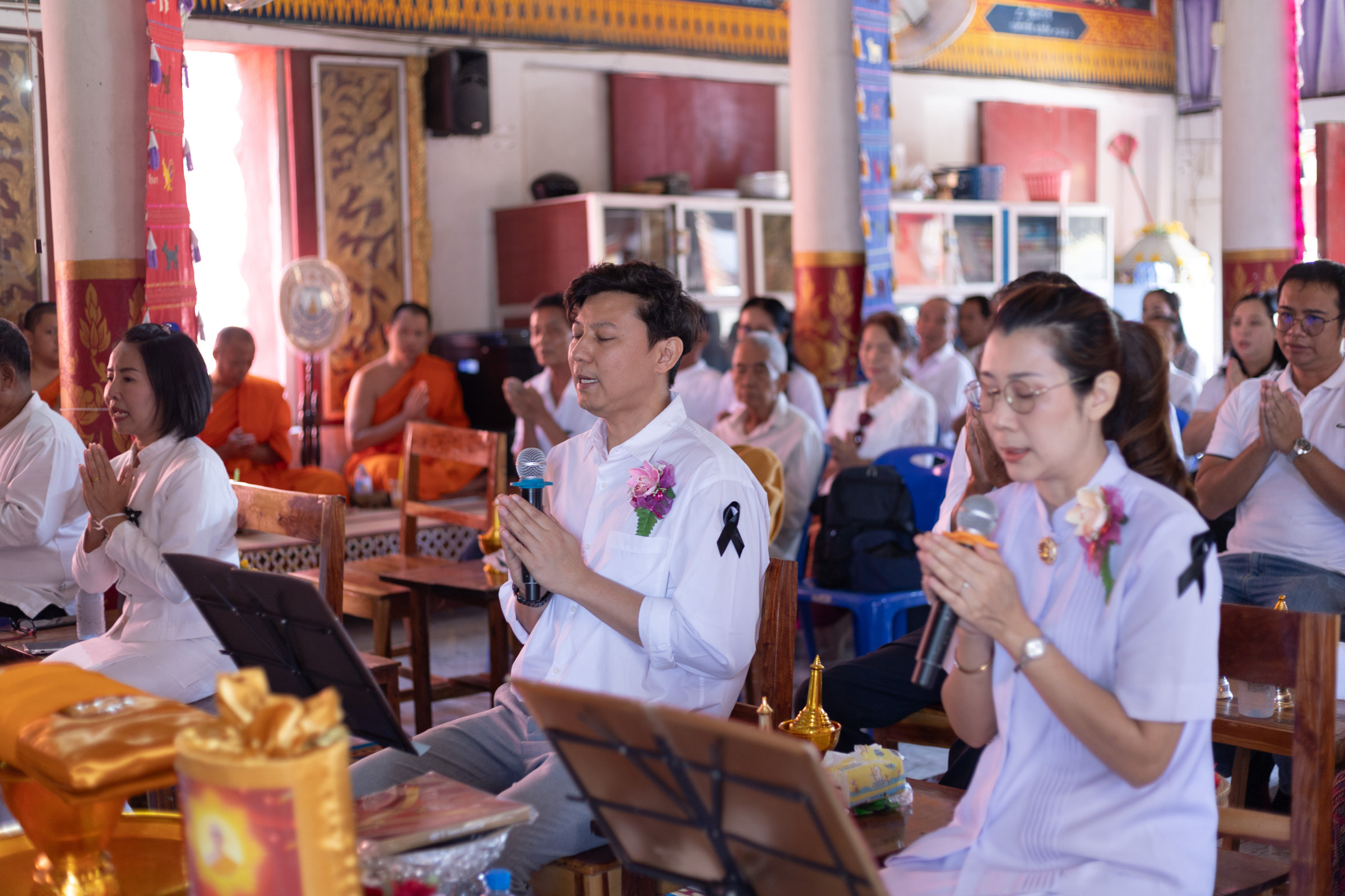 ภาพกล่าวคำถวายกฐินวัดแก่นเหนือ