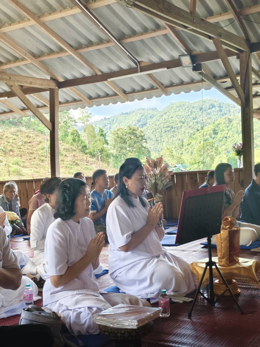 ภาพกล่าวคำถวายกฐินวัดบ้านพะอัน