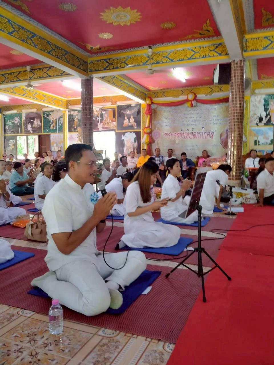 ภาพร่วมพิธีกรรมวัดโพธิ์พฤกษ์คุณาราม