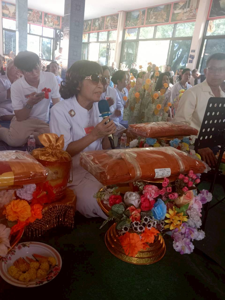 ภาพกล่าวคำถวายกฐินวัดศรีสะอาด