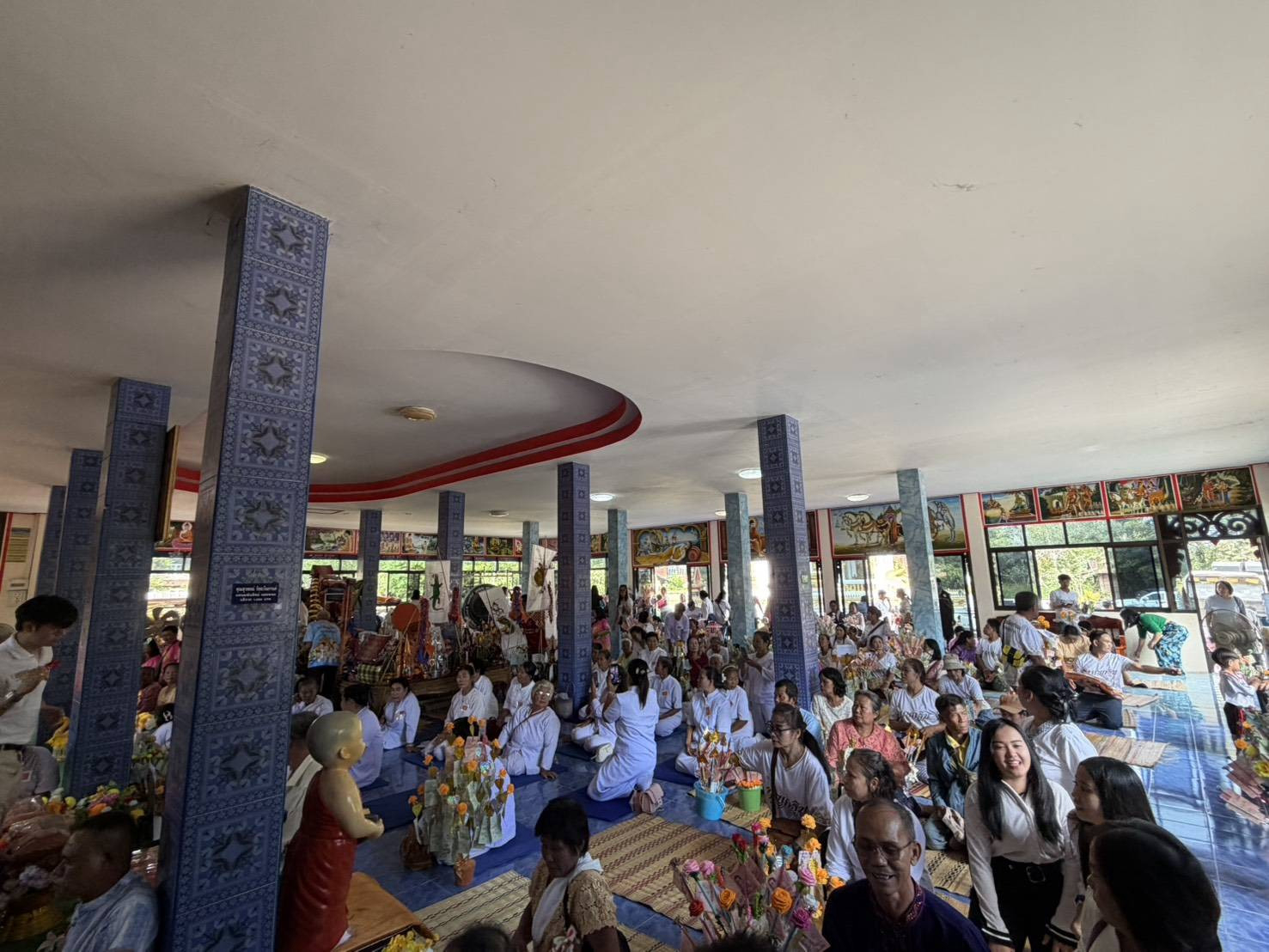 ภาพร่วมพิธีกรรมวัดศรีสะอาด