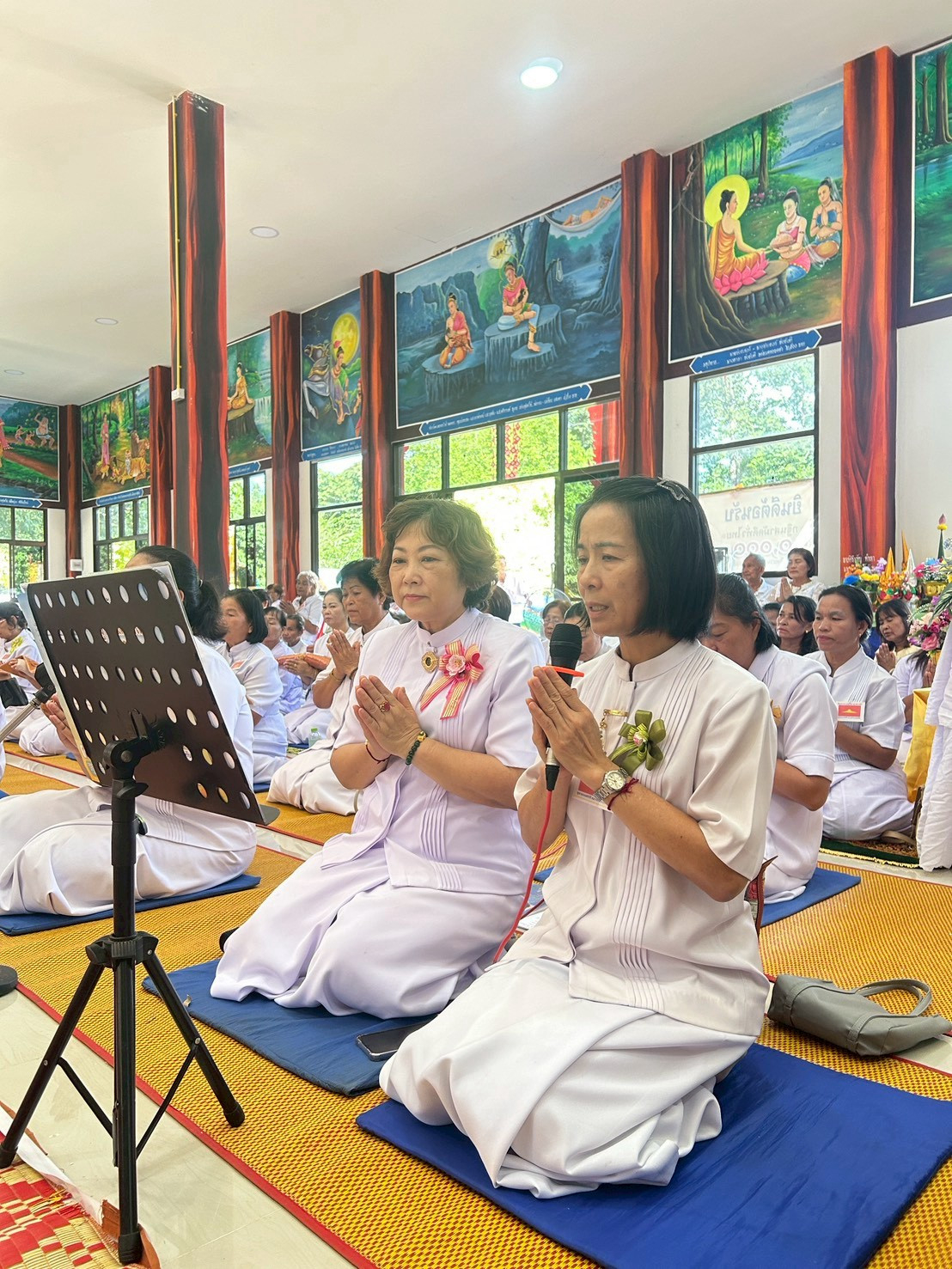 ภาพกล่าวคำถวายกฐินวัดศรีบุญเรือง