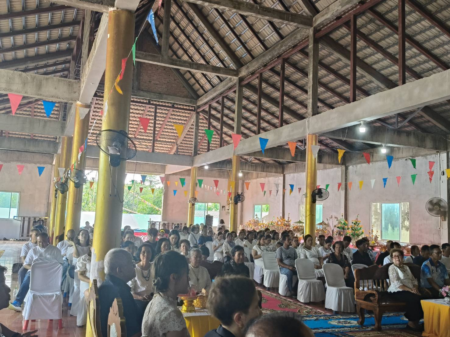 ภาพร่วมพิธีกรรมวัดธรรมาราม(นาปด)