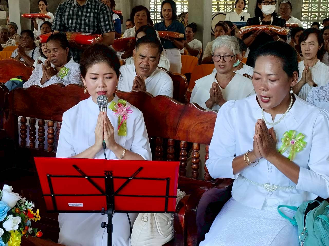 ภาพกล่าวคำถวายกฐินวัดบ้านหน้าลา