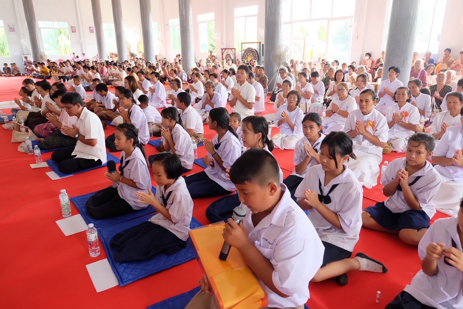 ภาพกล่าวคำถวายกฐินวัดบุญถนอมพัฒนาราม