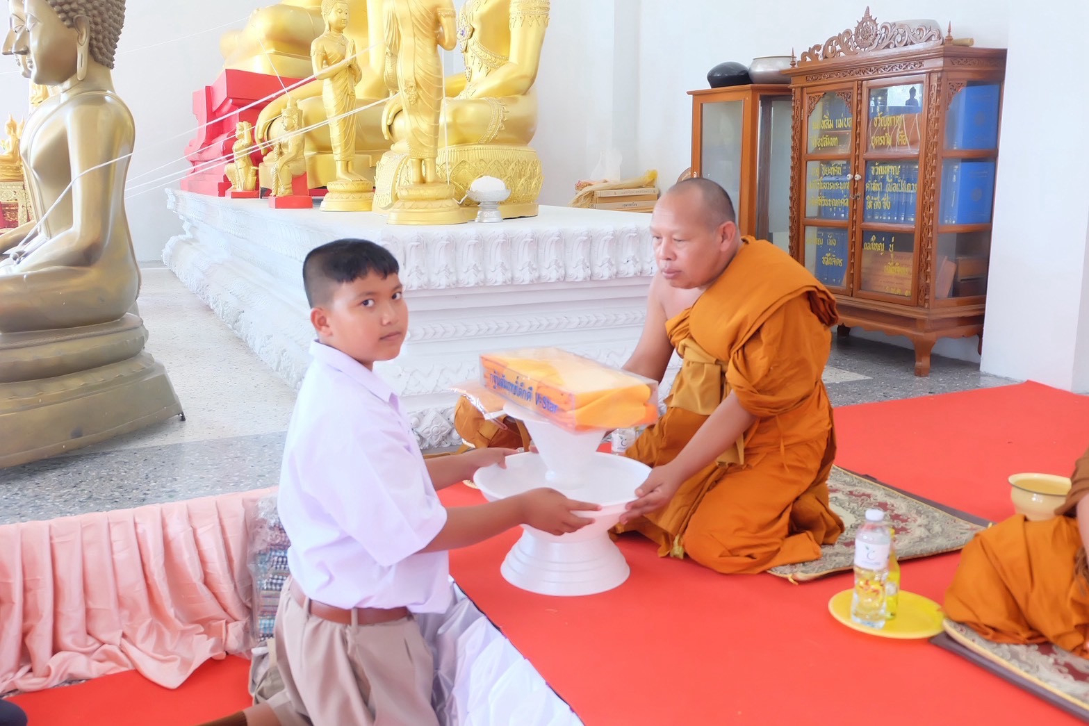 ภาพร่วมพิธีกรรมวัดบุญถนอมพัฒนาราม