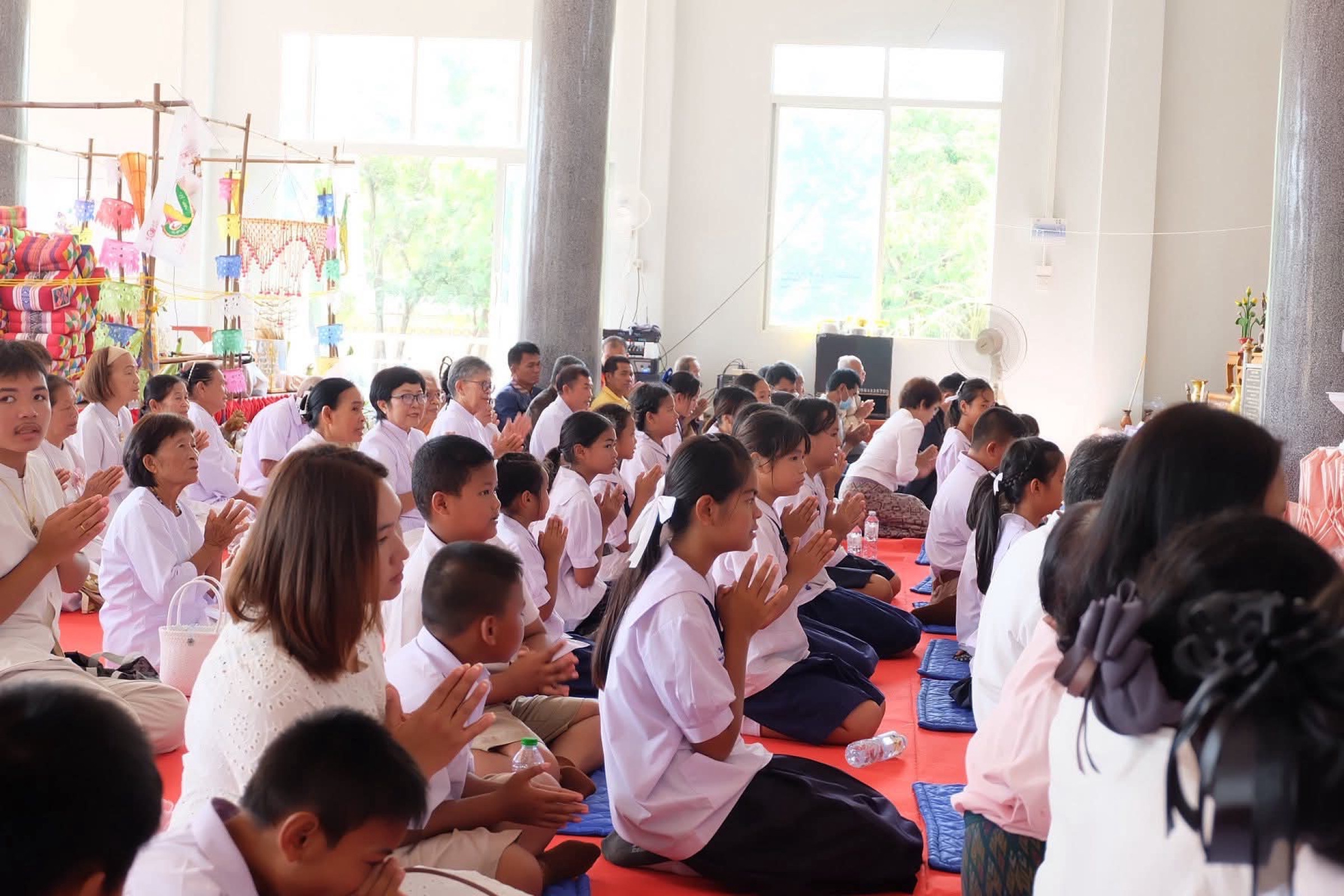 ภาพร่วมพิธีกรรมวัดบุญถนอมพัฒนาราม