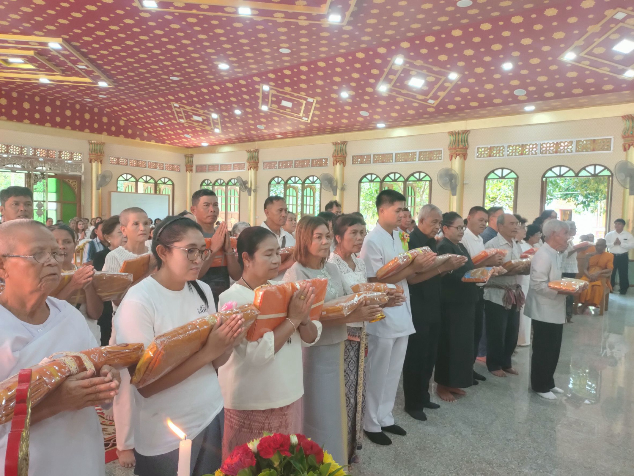 ภาพร่วมพิธีกรรมวัดควนนิมิตศิลา