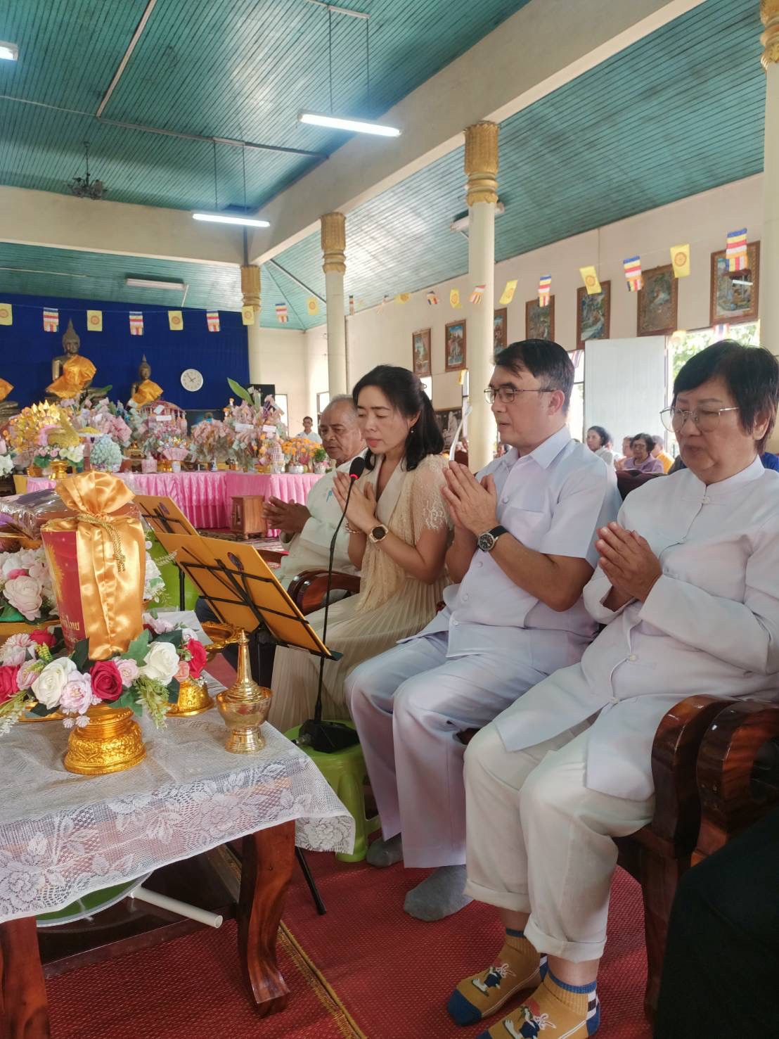 ภาพกล่าวคำถวายกฐินวัดลำไพล