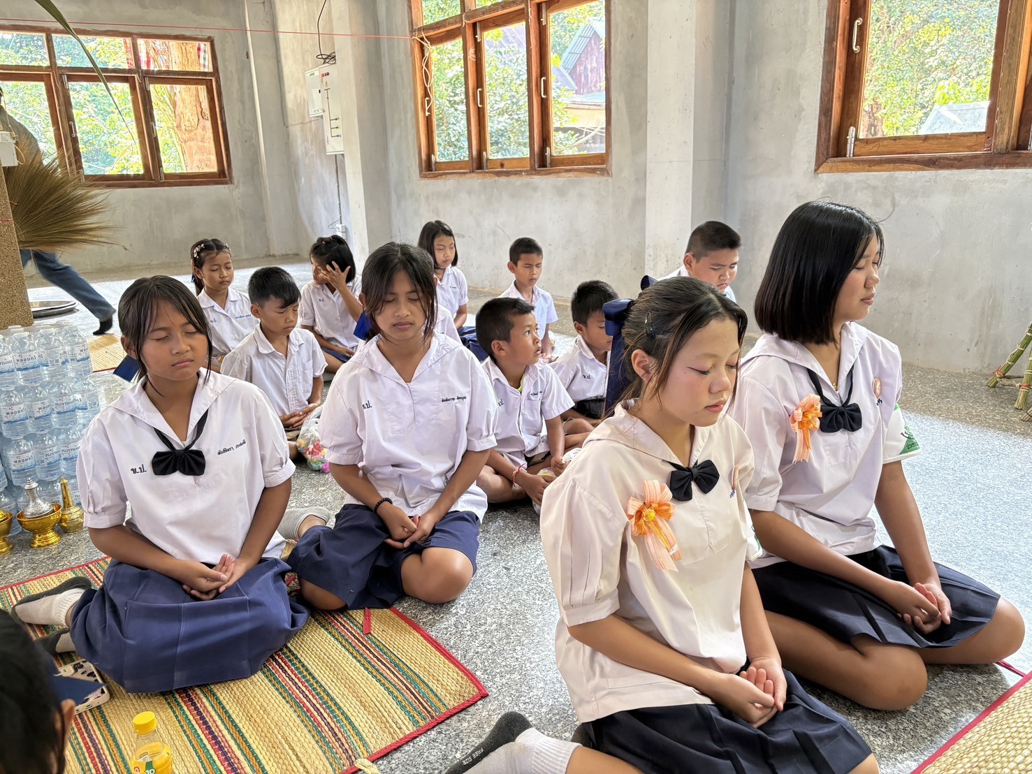 ภาพร่วมพิธีกรรมวัดสมศรี