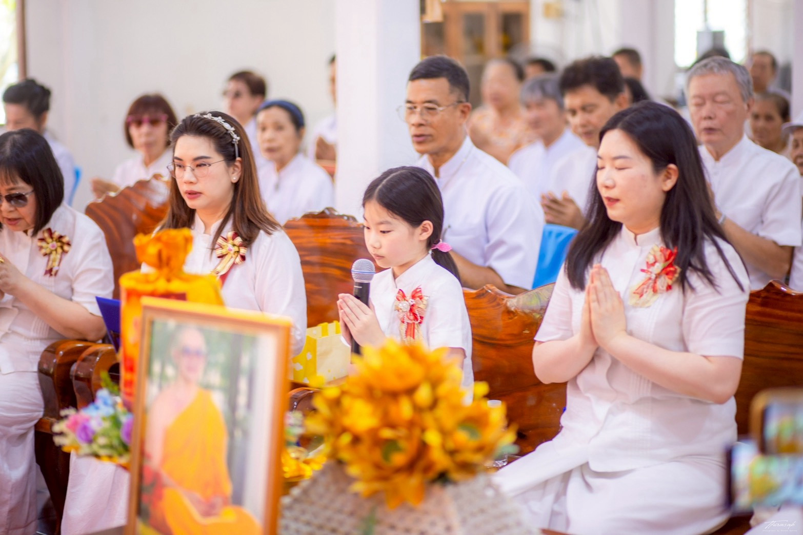 ภาพกล่าวคำถวายกฐินวัดลานแหลม