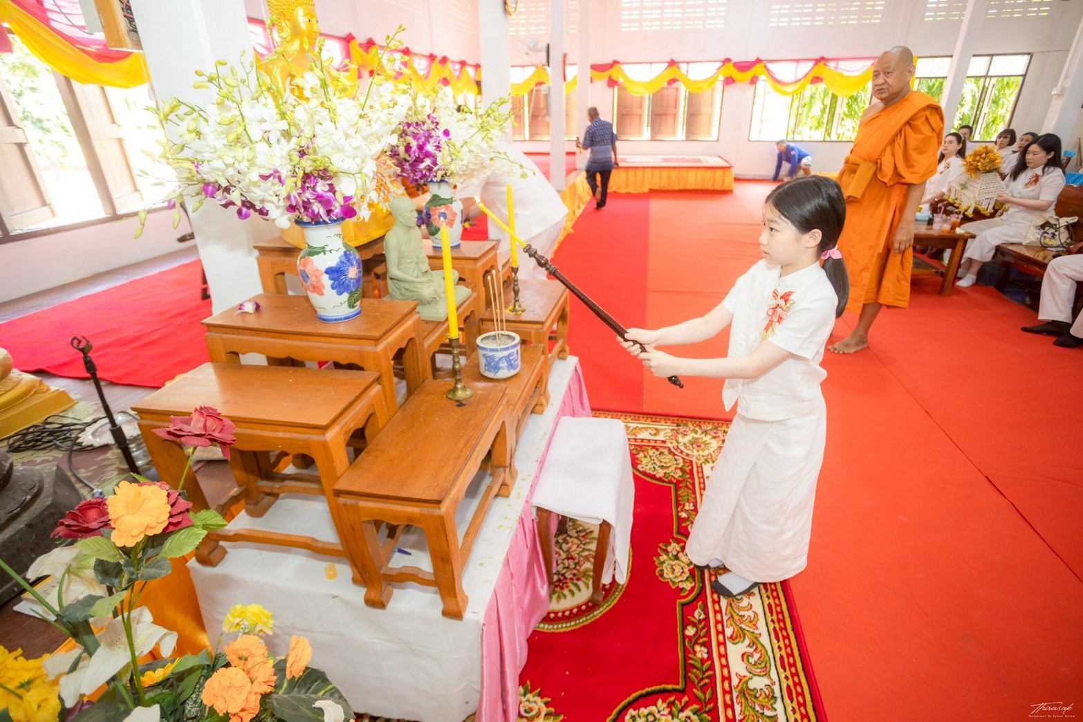 ภาพร่วมพิธีกรรมวัดลานแหลม