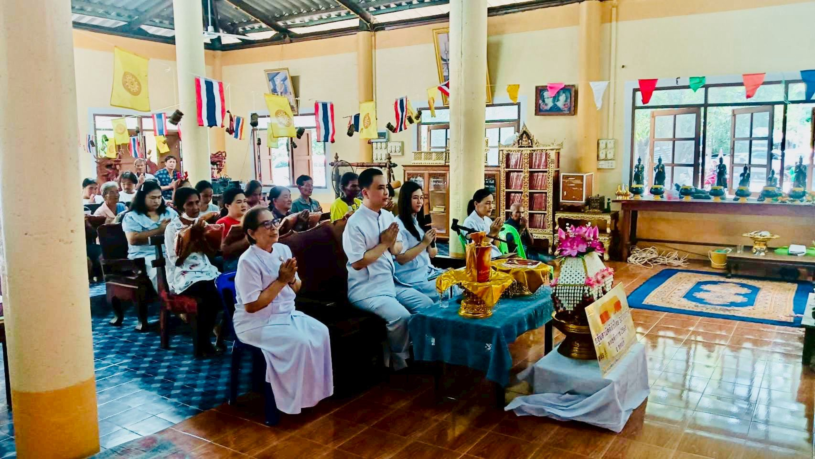 ภาพกล่าวคำถวายกฐินวัดเขาดินวังตาสี