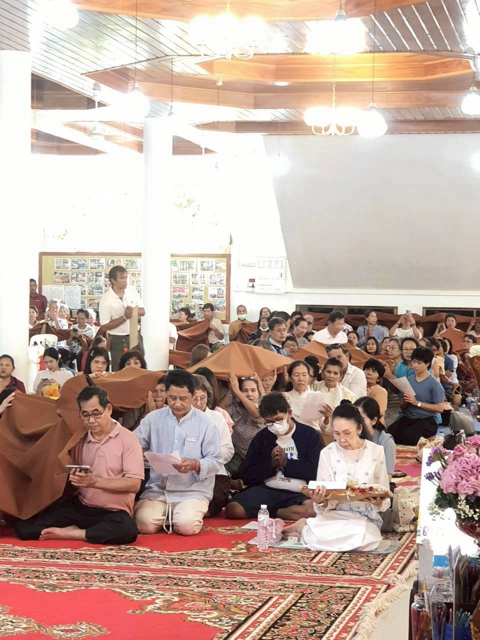 ภาพร่วมพิธีกรรมวัดหาดใหญ่สิตาราม