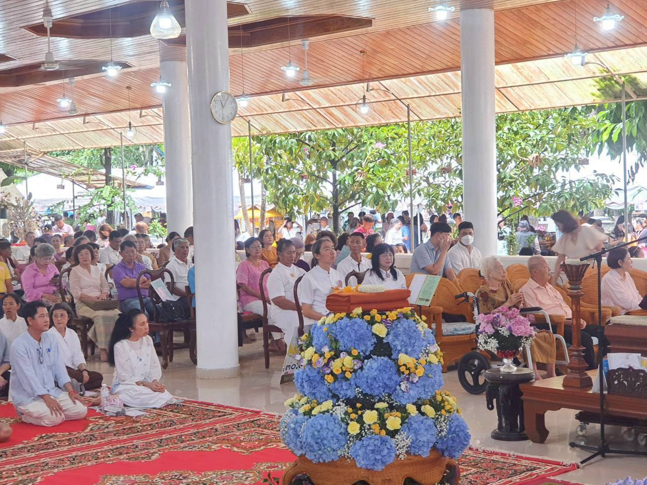 ภาพร่วมพิธีกรรมวัดหาดใหญ่สิตาราม