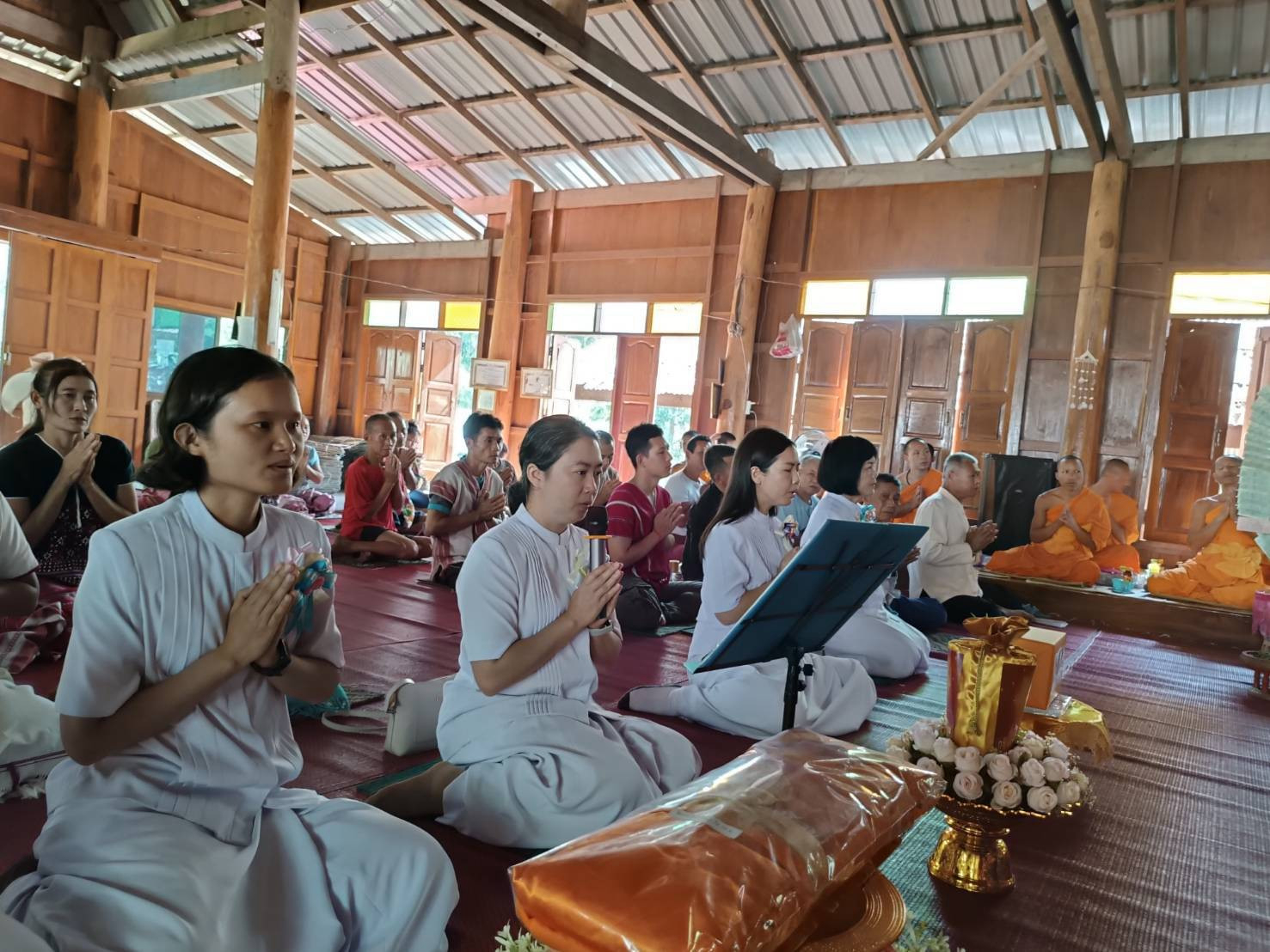 ภาพกล่าวคำถวายกฐินสำนักสงฆ์บ้านหัวเงา