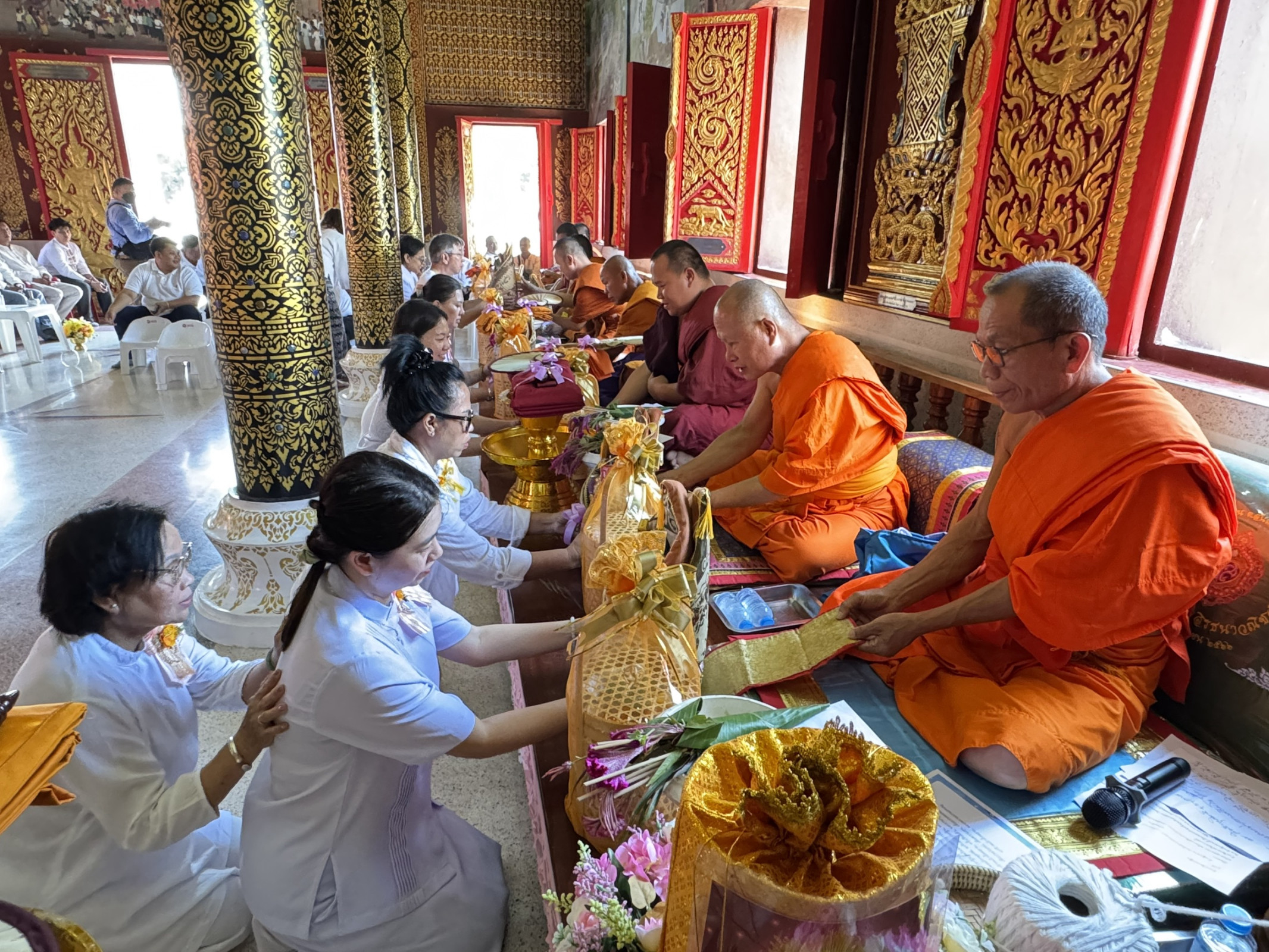 ภาพร่วมพิธีกรรมวัดแม่ทาน