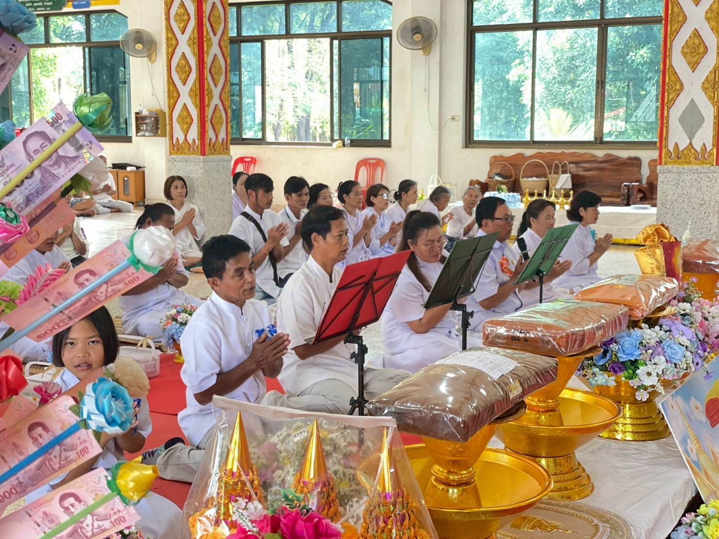 ภาพกล่าวคำถวายกฐินวัดพรหมหัวบึง