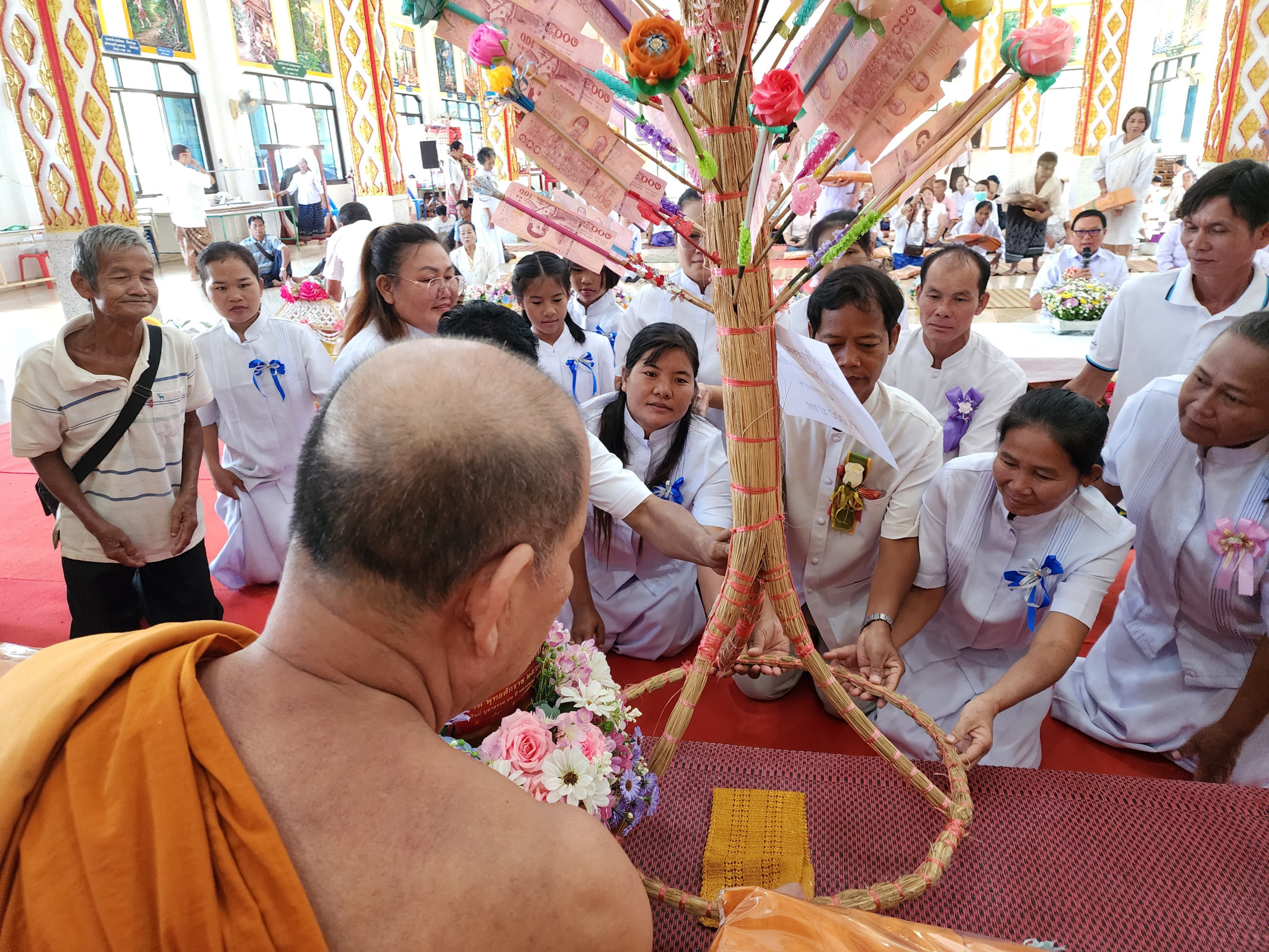 ภาพร่วมพิธีกรรมวัดพรหมหัวบึง