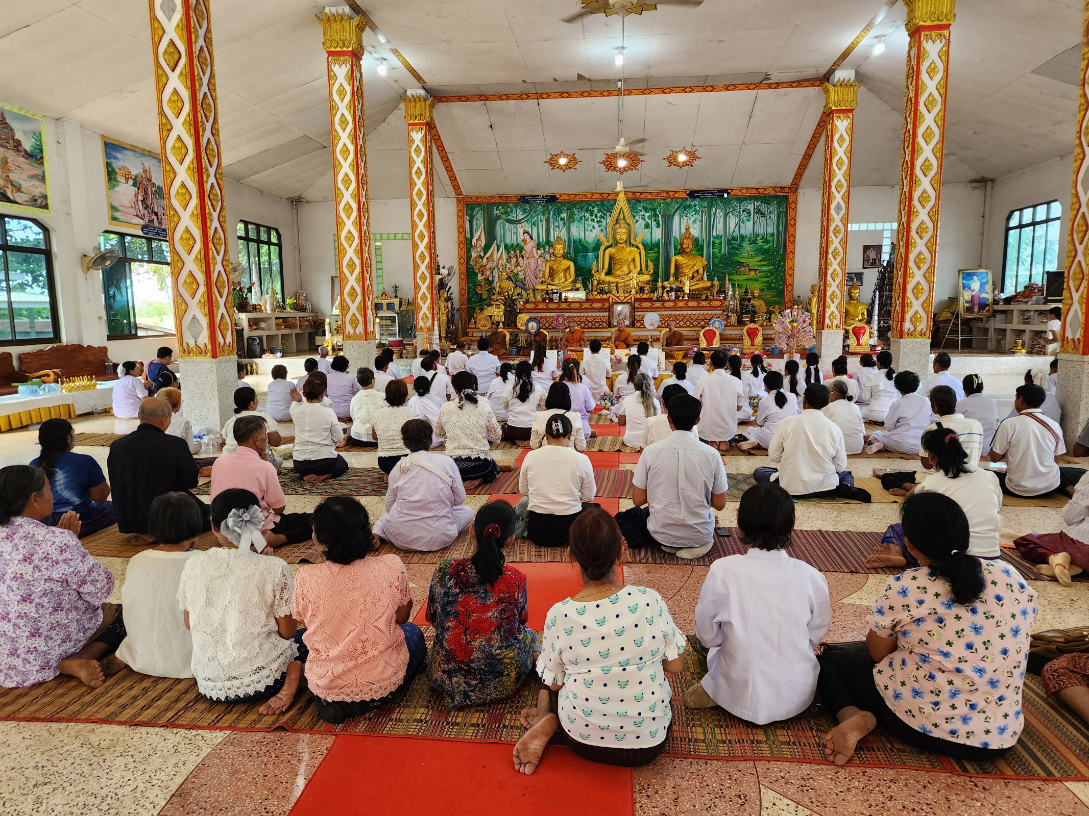 ภาพร่วมพิธีกรรมวัดพรหมหัวบึง