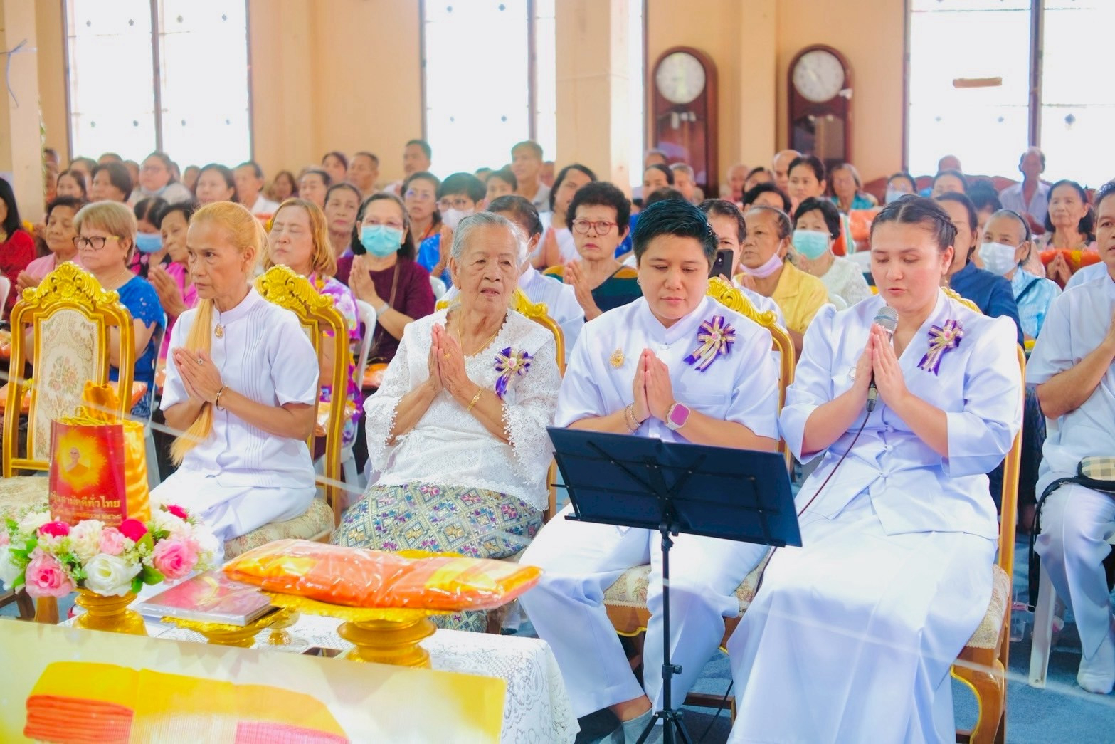 ภาพกล่าวคำถวายกฐินวัดบ้านระกาศ