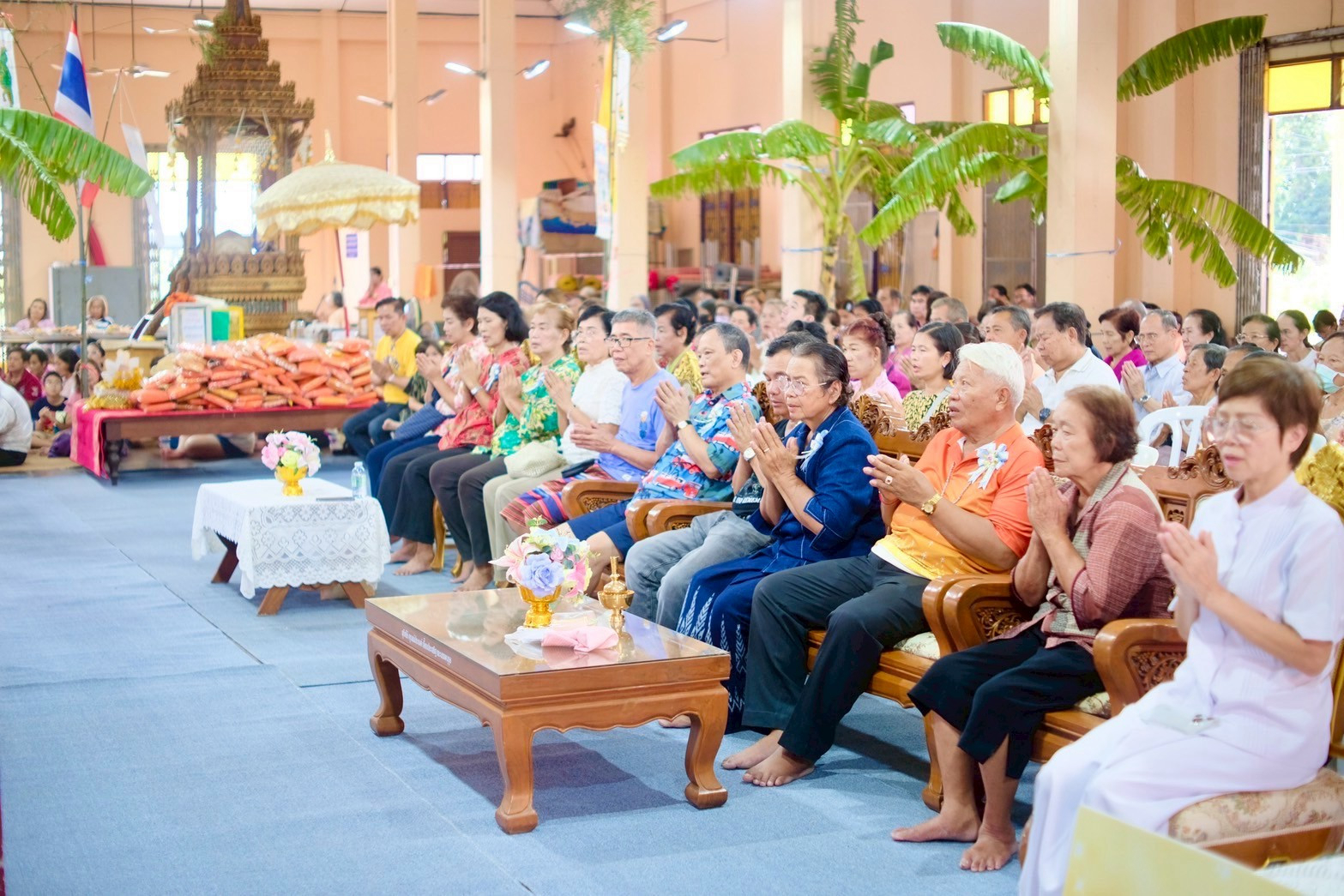 ภาพร่วมพิธีกรรมวัดบ้านระกาศ