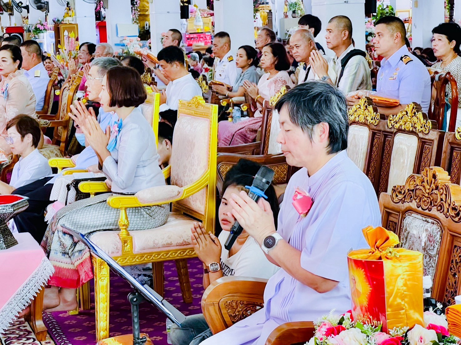 ภาพกล่าวคำถวายกฐินวัดแจ่มราษฎร์ศรัทธาธรรม