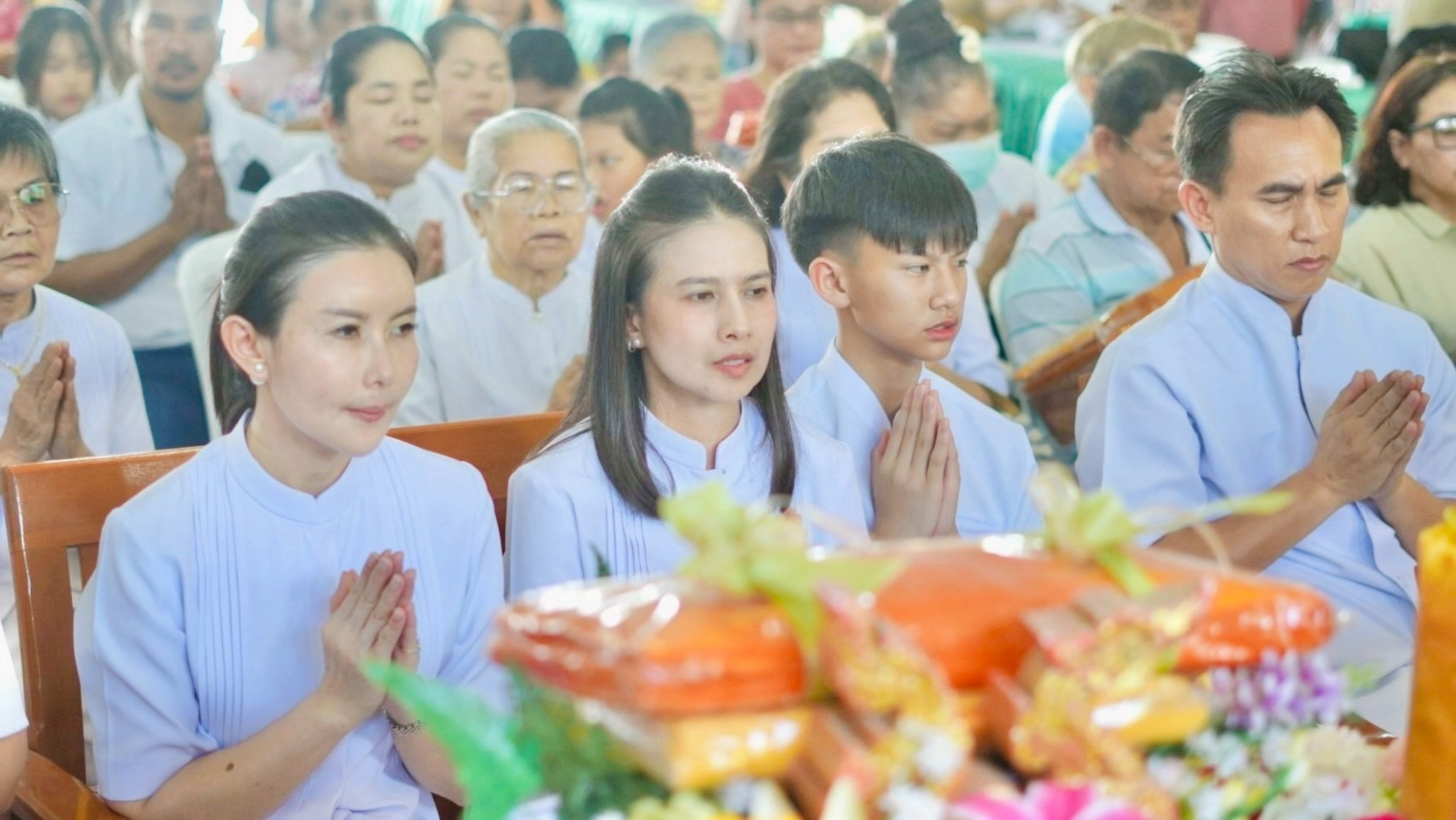 ภาพร่วมพิธีกรรมวัดเจริญวราราม