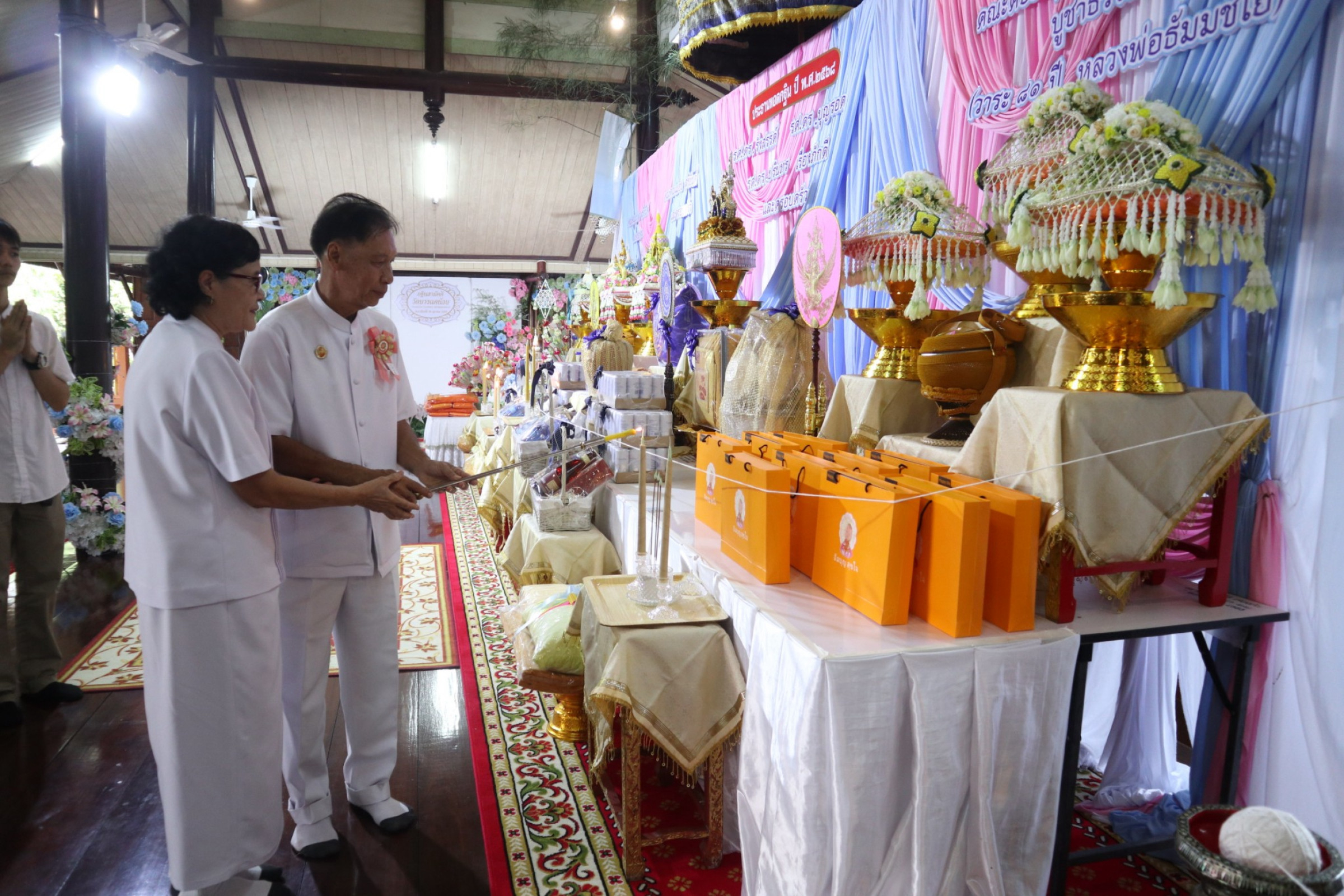 ภาพร่วมพิธีกรรมวัดบางแคน้อย