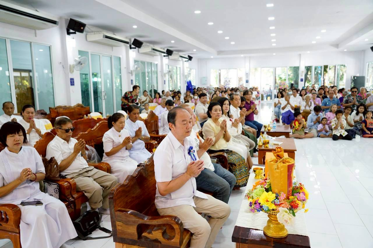 ภาพร่วมพิธีกรรมวัดโยธีราษฎร์ศรัทธาราม