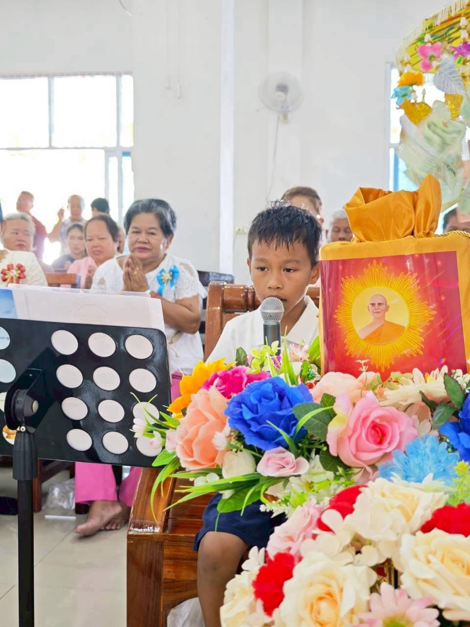 ภาพกล่าวคำถวายกฐินวัดหนองแสง