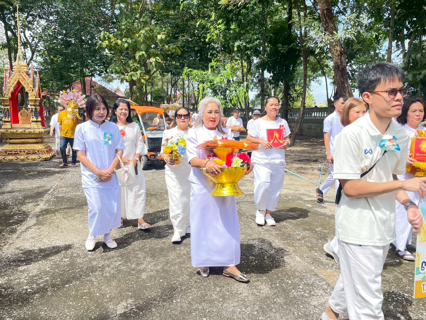 ภาพร่วมพิธีกรรมวัดสุนทรพิชิตาราม