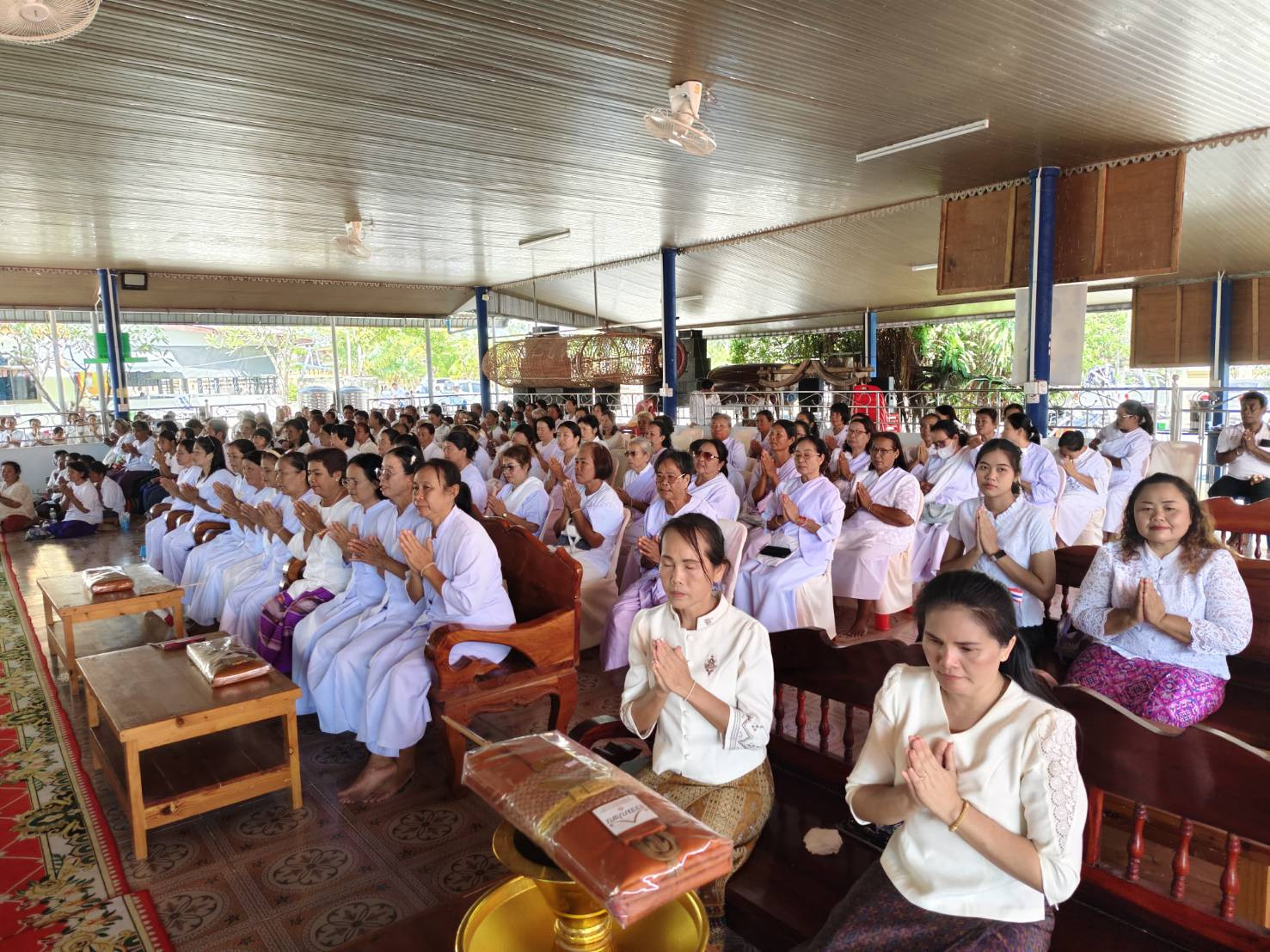 ภาพร่วมพิธีกรรมวัดศาลาหนองขอน