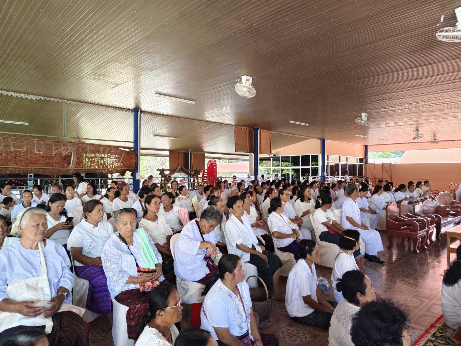 ภาพร่วมพิธีกรรมวัดศาลาหนองขอน