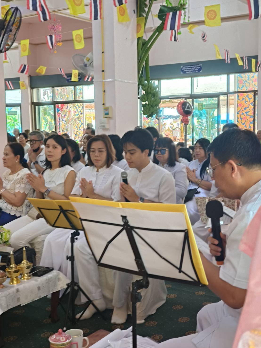 ภาพกล่าวคำถวายกฐินวัดวงษ์ลาภาราม