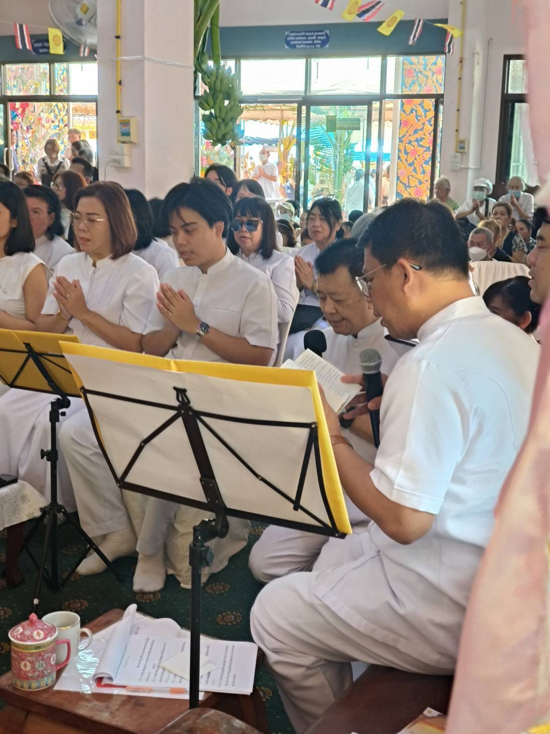 ภาพร่วมพิธีกรรมวัดวงษ์ลาภาราม