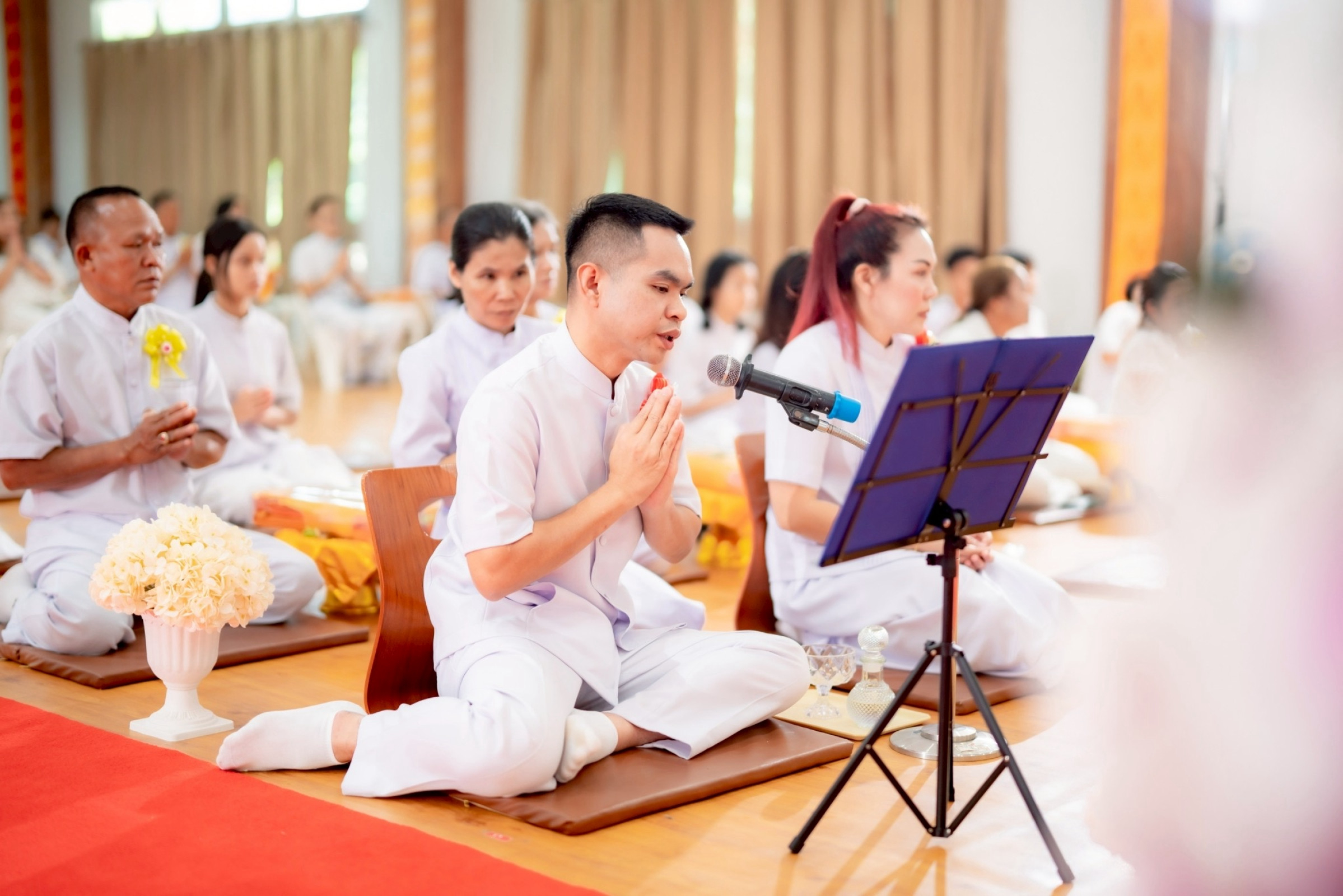 ภาพกล่าวคำถวายกฐินศูนย์อบรมเยาวชนวังเจ้า จังหวัดตาก