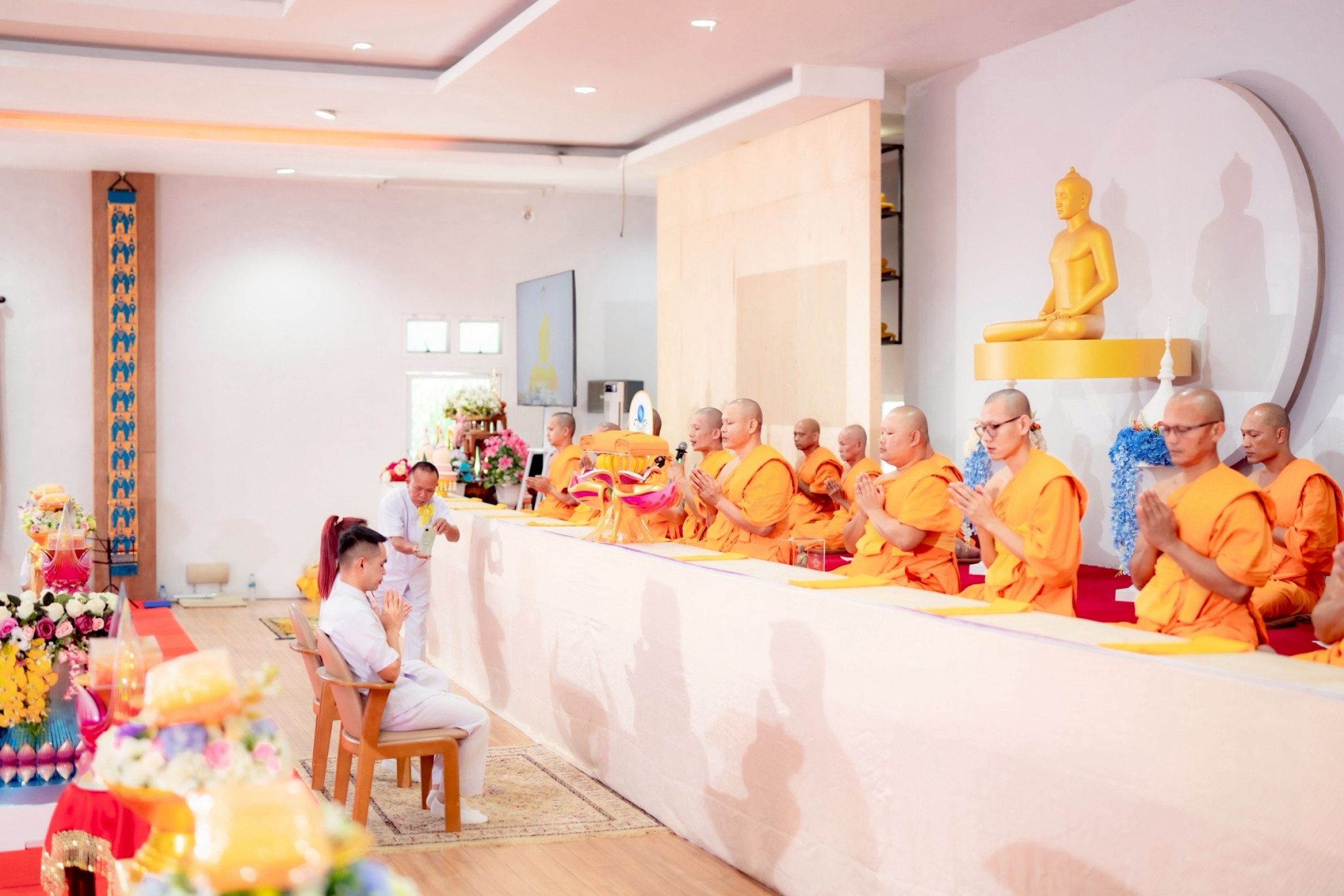 ภาพร่วมพิธีกรรมศูนย์อบรมเยาวชนวังเจ้า จังหวัดตาก