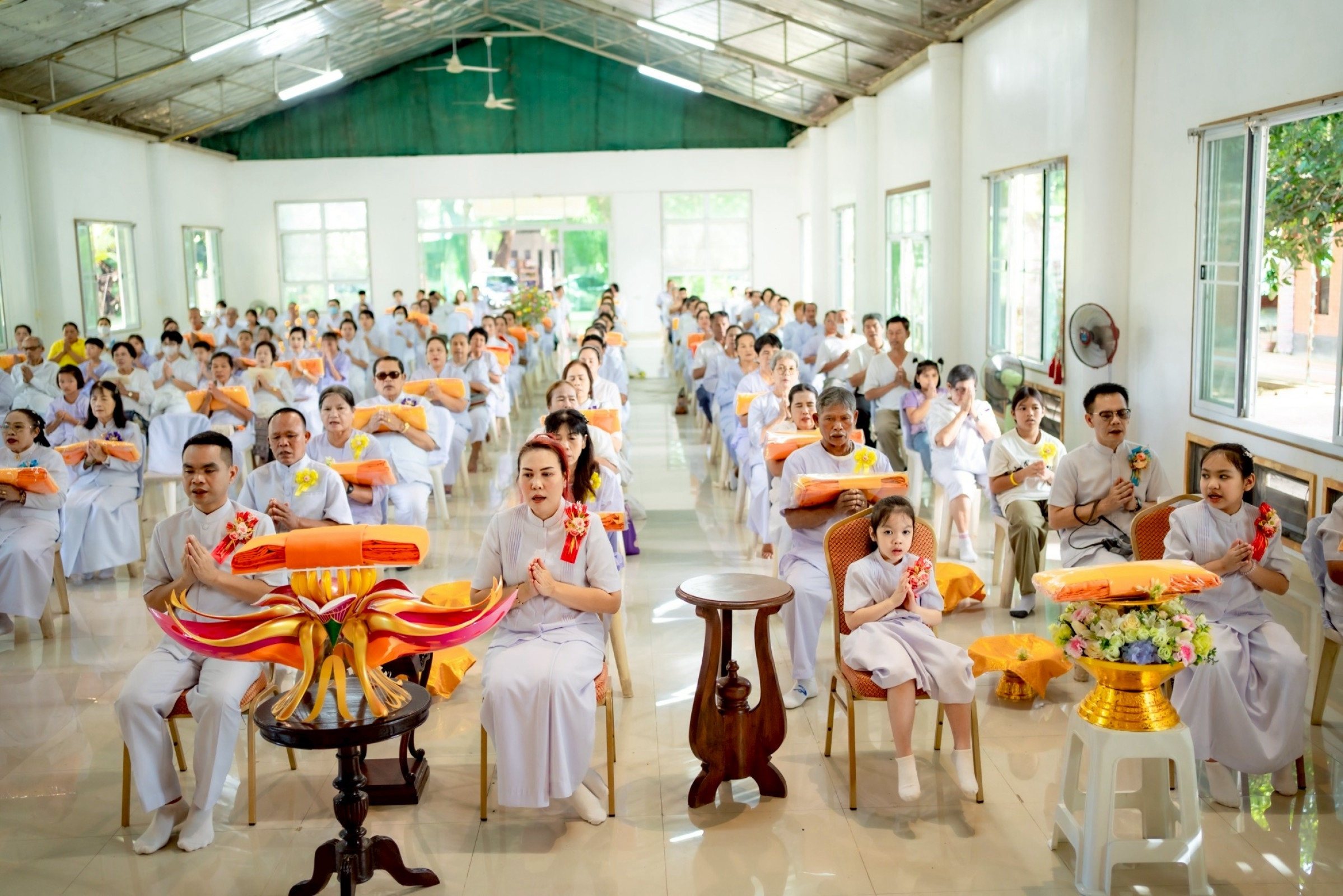 ภาพร่วมพิธีกรรมศูนย์อบรมเยาวชนวังเจ้า จังหวัดตาก