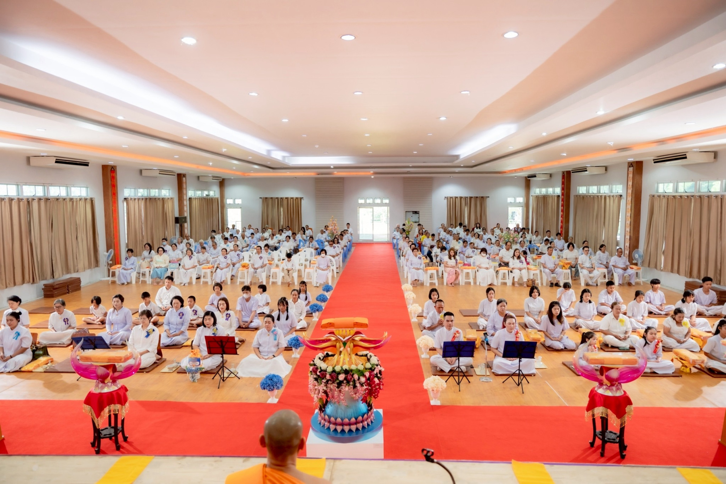 ภาพร่วมพิธีกรรมศูนย์อบรมเยาวชนวังเจ้า จังหวัดตาก