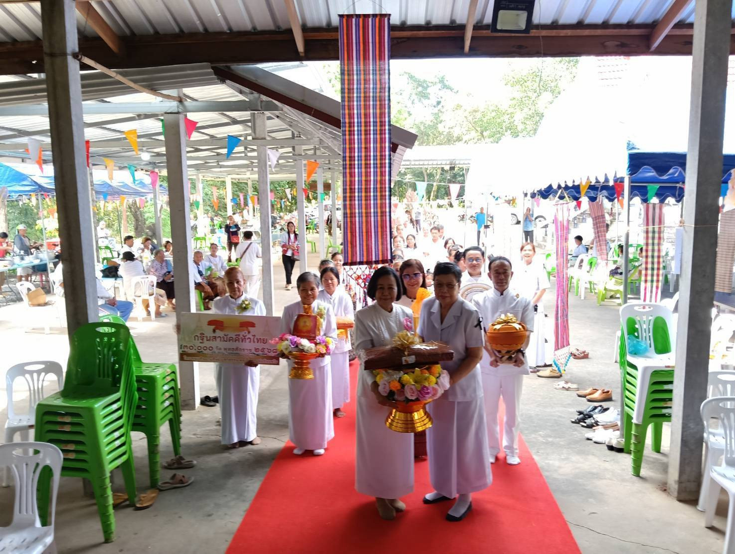 ภาพร่วมพิธีกรรมสำนักสงฆ์ทุ่งทรายงาม